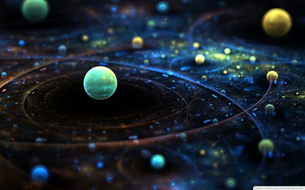 Green-Abstract-Outer-Space-Galaxies-Planets-Orbit-1440x900